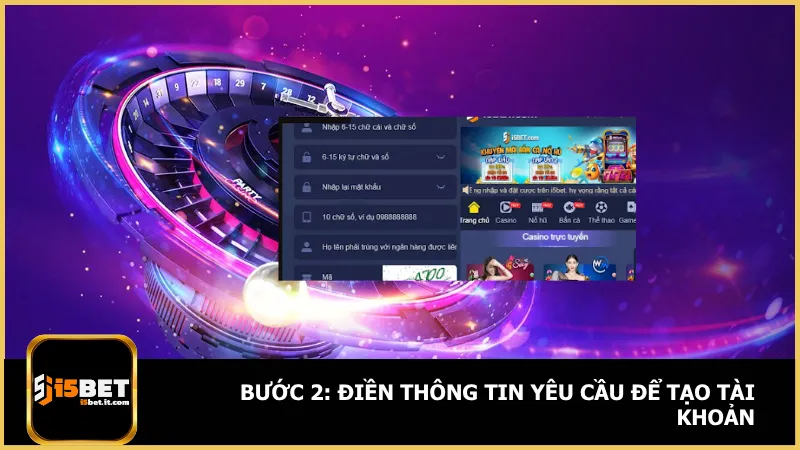 Đăng Nhập I5Bet 1 Hãy nhập vào những thông tin yêu cầu ở mục đăng nhập i5bet