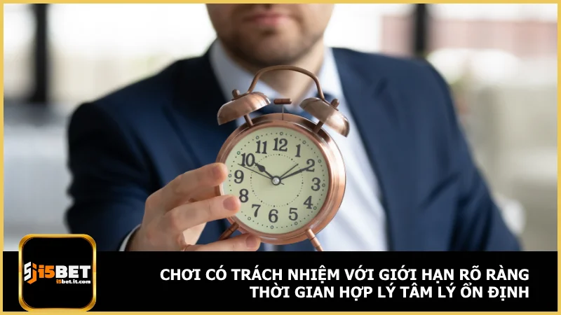 Chơi có trách nhiệm tại i5bet - Kiểm soát cá cược an toàn 2 Chơi có trách nhiệm với giới hạn rõ ràng thời gian hợp lý tâm lý ổn định